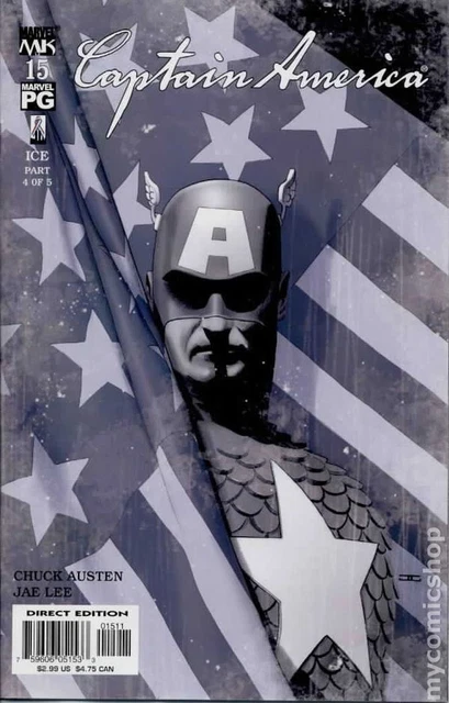 Captain America #15 VG 2003 Stock Image Low Grade