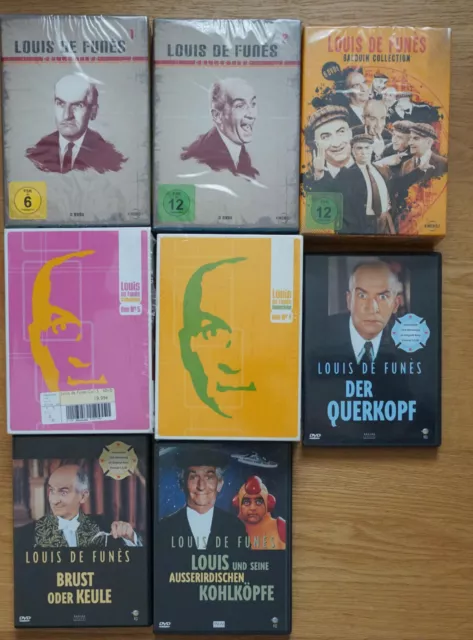 Louis De Funes Film Sammlung - 21 Filme - Deutsche Versionen