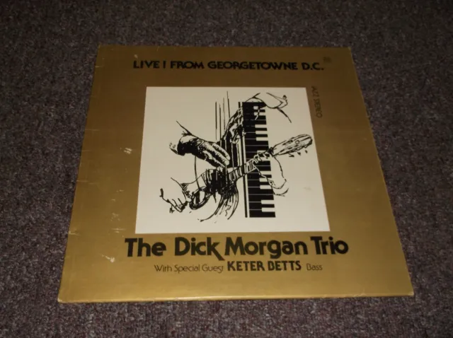 The Dick Morgan  Trio Live from Georgetown DC LP signed inscribed, Jazz
