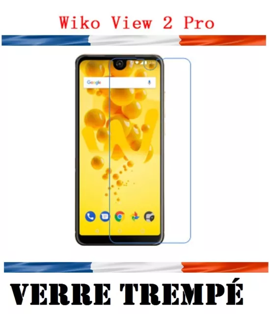 pour Wiko View 2 Pro 4G 6.0 pouces Film Verre en Trempe Protecteur Protection