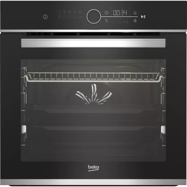 Beko BBIM13400XPSE EEK: A+ Einbaubackofen, 60cm breit, 72L, SoftClose, 15 Heizar