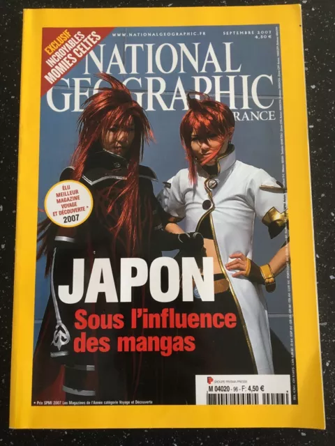 National Geographic 96 Japon Mangas Septembre 2007