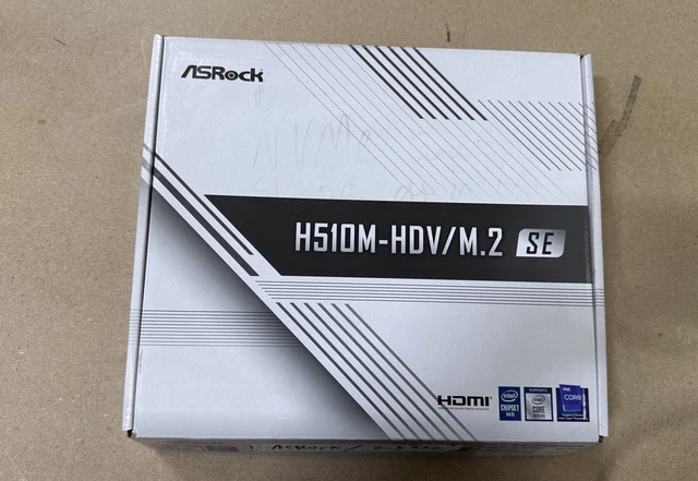 Carte Micro-ATX Avec 2 HDMI Et Port M.2 Carte Mère Asrock H510M-H2/M.2 SE – Intel H510, Socket 1200, Micro ATX, 2x DDR4, 2x HDMI