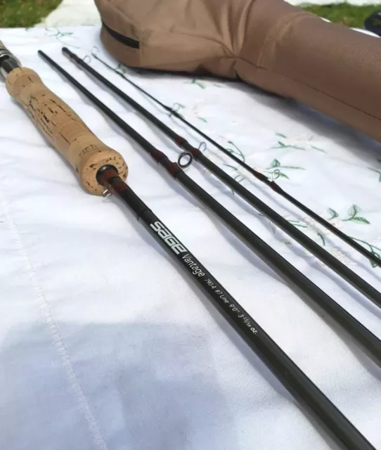 SAGE VANTAGE FLY ROD MODEL 790 4 PIECE Preowned WITH CASE