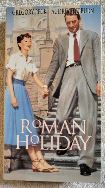 ROMAN HOLIDAY VHS 1953 Gregory Peck Audrey Hepburn $12.59 - PicClick CA