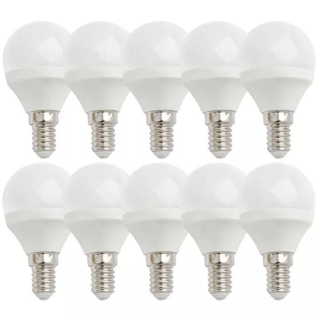 10 x Spectrum LED Tropfen G45 6W = 40W E14 matt 540lm 840 Neutralweiß 4000K