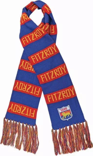 Fitzroy AFL Heritage Bar Scarf Warm Winter Neckwear Easter Gifts