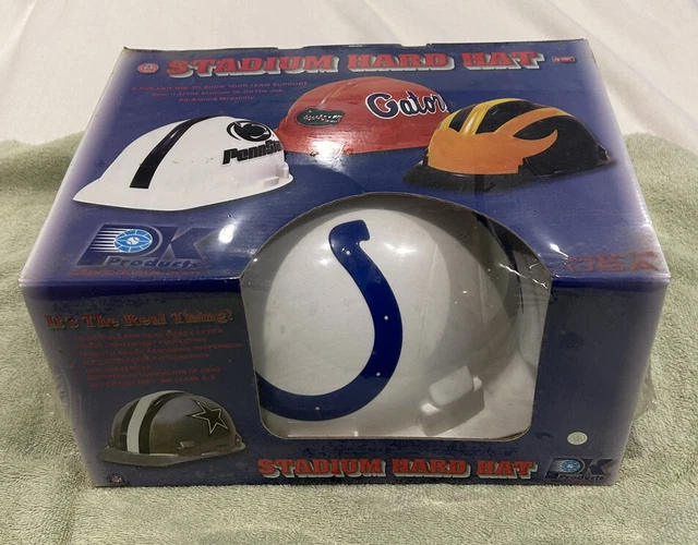 PK Products [SEALED] Indianapolis Colts Stadium Hard Hat - OSHA Appr. Sz 6.5-8