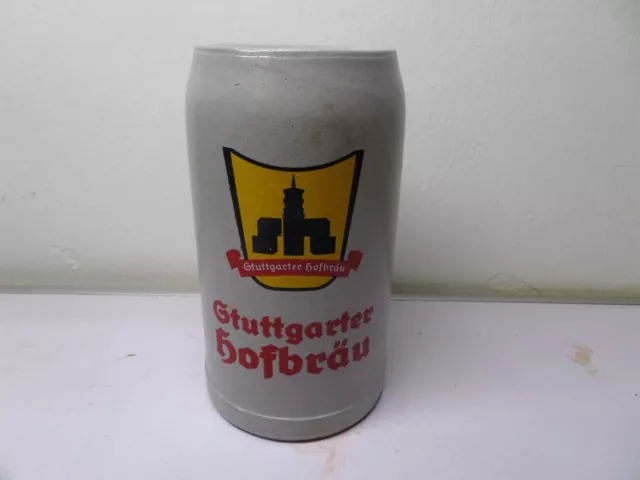 1 L Bierkrug Maßkrug Brauerei Stuttgarter Hofbräu
