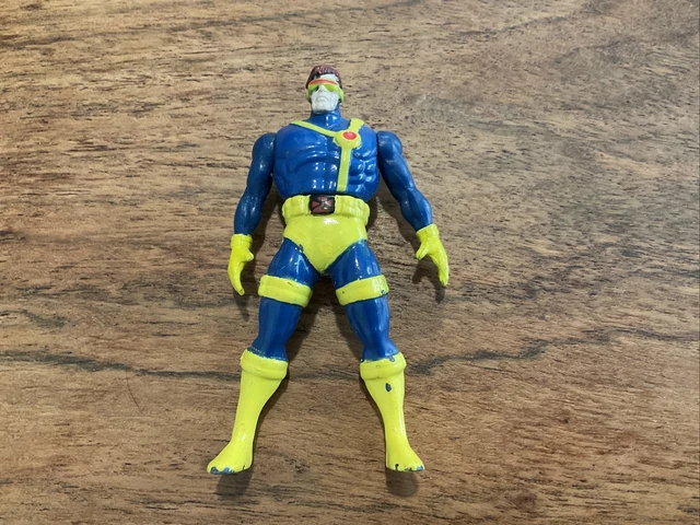 1994 Marvel X-Men Steel Mutants Cyclops Die Cast  Toy Biz Metal Mini Figure 2.75