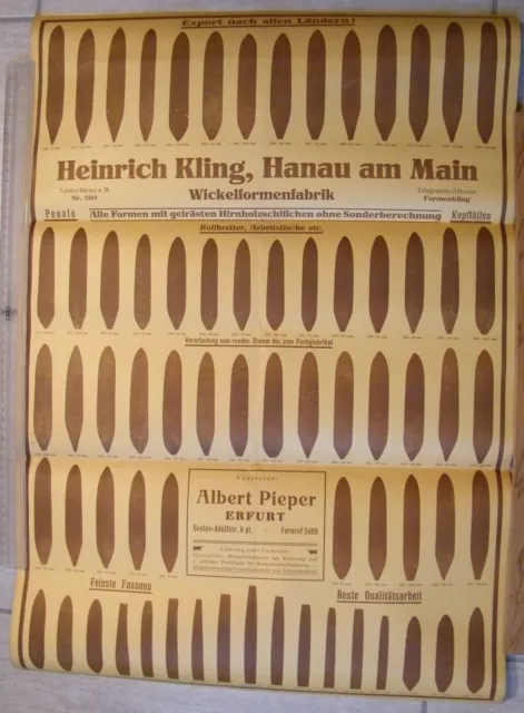 HANAU/MAIN, Plakat um 1930, Zigarren-Wickelformen-Fabrik Heinrich Kling