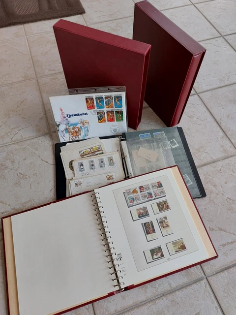 ddr briefmarkensammlung in 3 Ringbindern