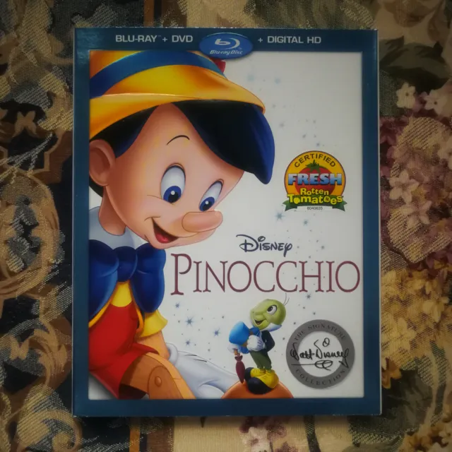 Pinocchio - The Walt Disney Signature Collection In BLU-RAY, DVD Brand NEW!