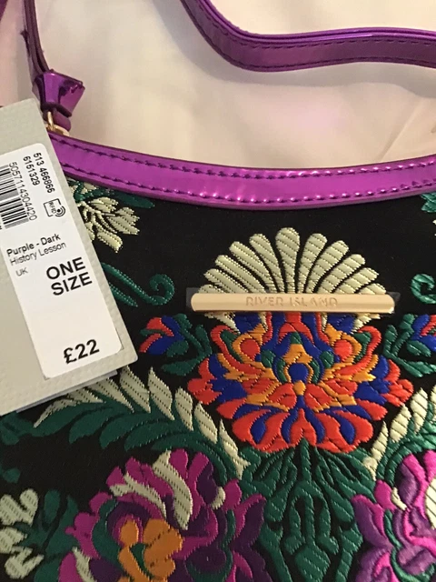 River island mini girls aged 3-4 years purple skort bag outfit BNWT 8