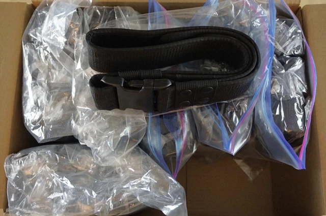 Wholesale Lot of 18 Black Tactical MOLLE Buckle Adjustable Nylon Military Belts Wholesale Lot of 18 Black Tactical MOLLE Buckle Adjustable Nylon Military Belts