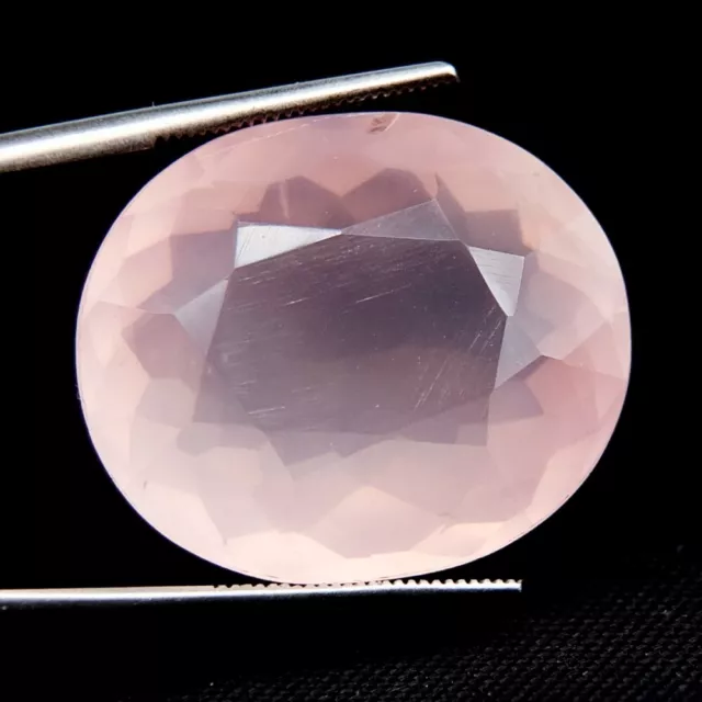 SHOLA Echt 32,88 Ct Natürlicher Rosenquarz aus Brasilien