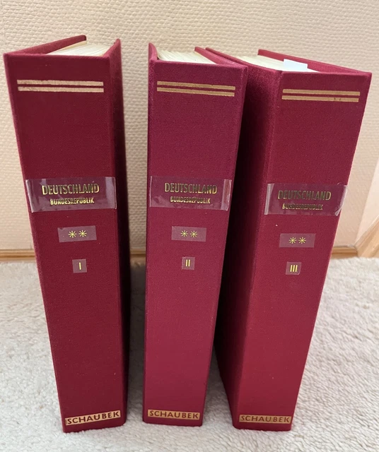 BRD-Slg. kom 1949-2001, postfr., Attest Posthorn "einwandfrei" in  3 Vordr-Alben