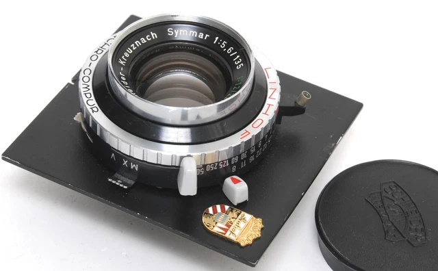Schneider Symmar 5,6/135m for Linhof 6x9 camera  Synchro-Compur