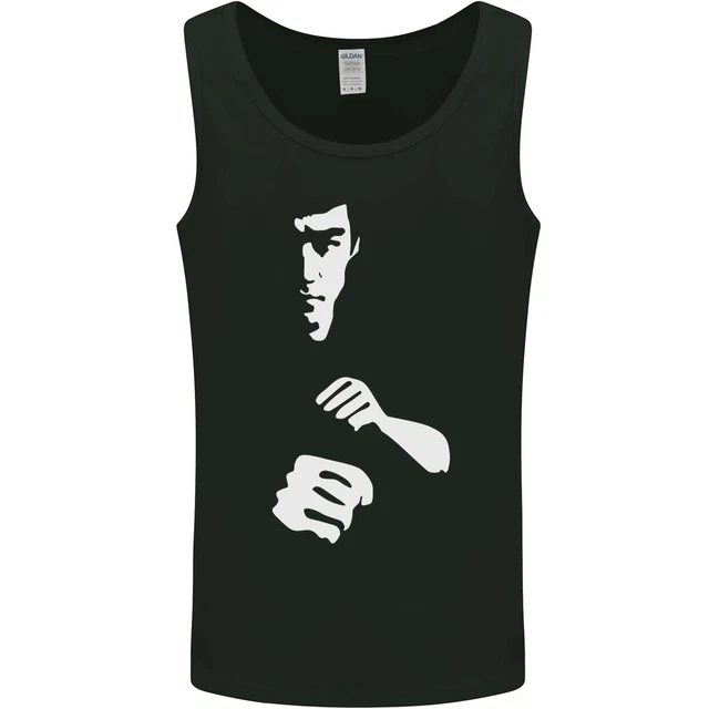 Gilet da uomo silhouette arti marziali MMA Jeet Kune Do canotta