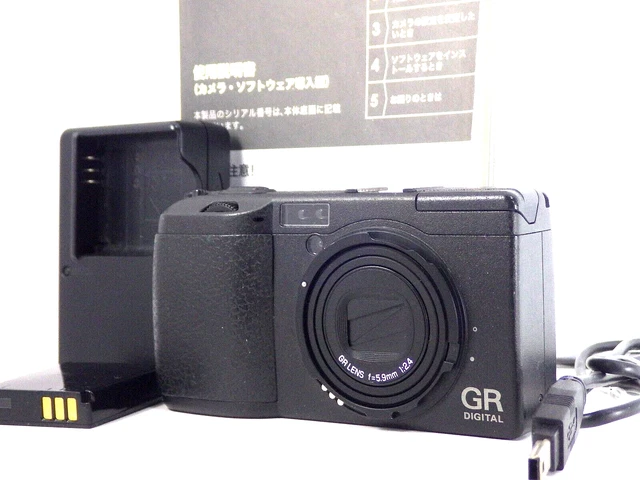 [Near MINT!!!] RICOH GR DIGITAL 8.1MP Compact Digital Camera Black JAPAN 1 first