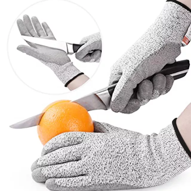 SAFETY CUT PROOF Stab Resistant Butcher Gloves Stainless Steel Wire Metal  Mesh £4.96 - PicClick UK