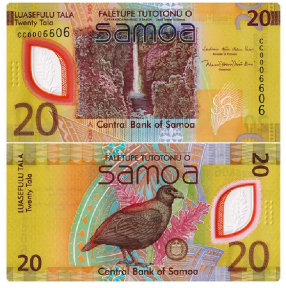 Samoa 20 Tala 2023 NEU UNC Banknoten