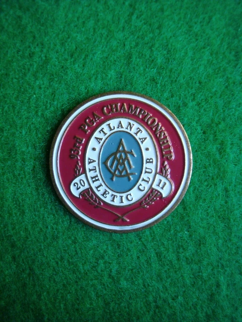 2011 PGA Championship Atlanta Athletic Golf Ball Marker Coin Johns Creek Georgia