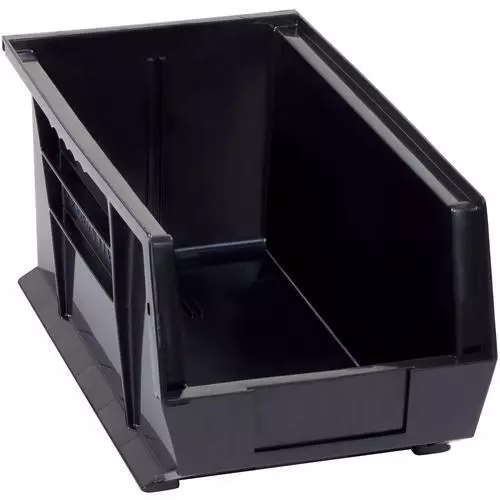 Myboxsupply 14 3/4 x 8 2.5/10.2x17.8cm Noir Conductrice Bin Boîtes, 12 Par Cas