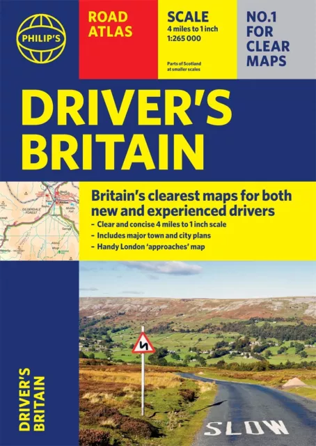 Philip's - A4 Driver's Britain Road Atlas *FREE P&P*
