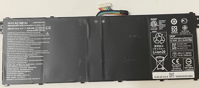 Batteria HiQ+ 5200mAh 6 Celle Per Acer Aspire V3-571G – Alta Capacità 2 Anni Garanzia