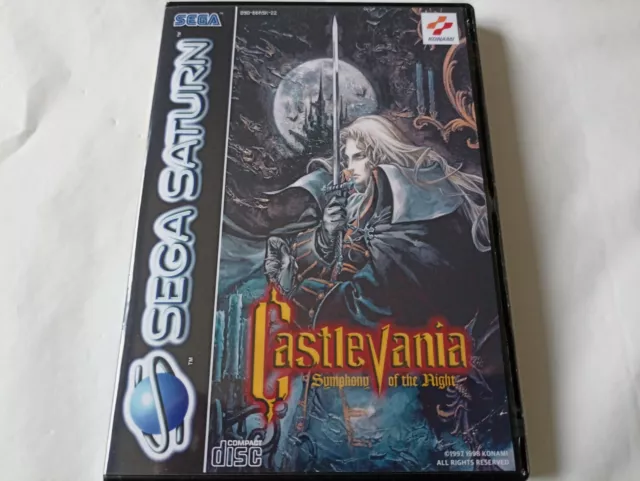 SEGA Saturn Castlevania Symphony of the night PAL english cover case replacement