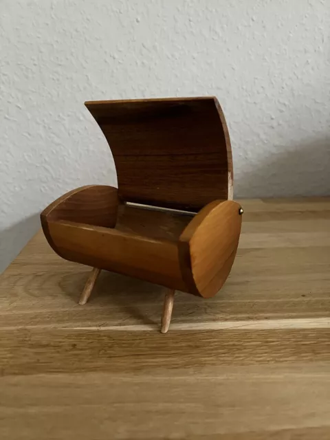 Dose Box Schachtel Holz Teak Vintage Danish Design Mid Century 70er