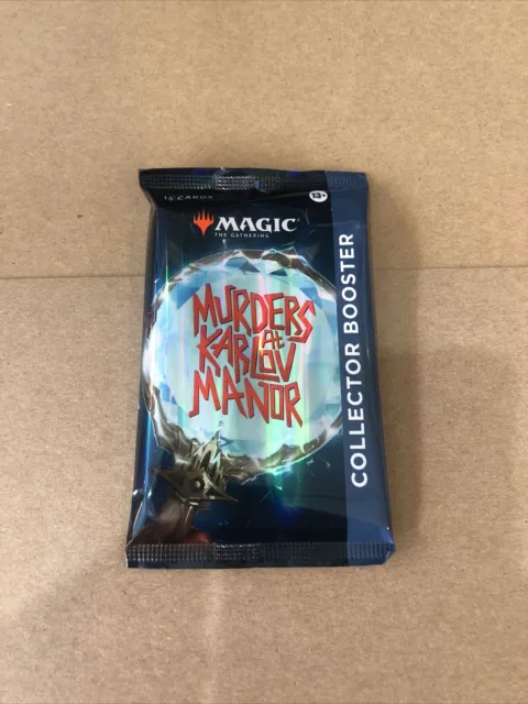 One (1) Magic the Gathering: Murders at Karlov Manor Collector Booster Pack