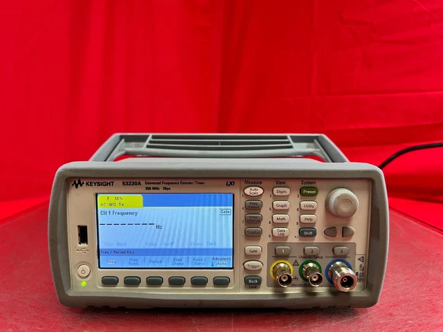 Agilent/Keysight 53230A Opt. 106, 150, 350 MHz Universal Frequency Counter/Timer