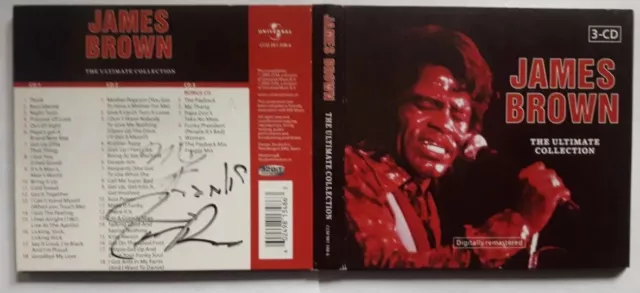 James Brown Signed Cd Godfather Of Soul Autograph