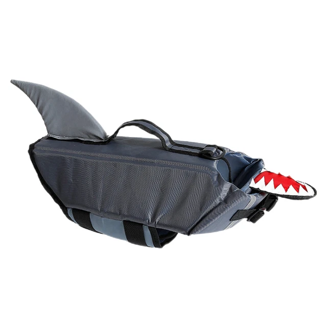 Chaqueta de perro chaleco guardián: flotación de tiburones chaleco de natación para pequeños