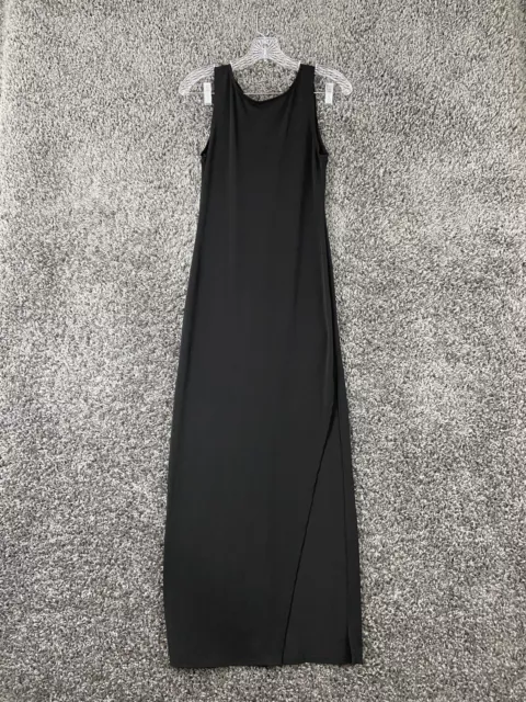 Forever 21 Women’s M Sleeveless Black Slit Maxi Dress