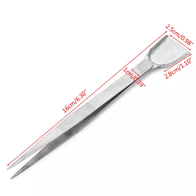 Convenient Diamond Tweezers with Scoops Shovel Handy Gem Tweezers for DIY Crafts