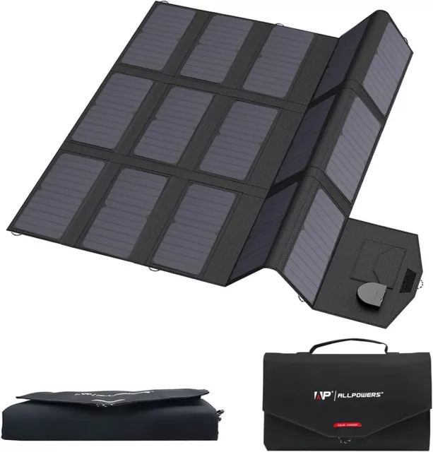 ALLPOWERS Panneau solaire pliable de 100 W Panneau solaire monocristallin