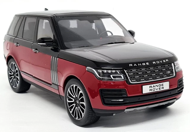 Range Rover Scale Model LCD 1/18 RANGE Rover SV Autobiography Dynamic Red Black Diecast Scale ...