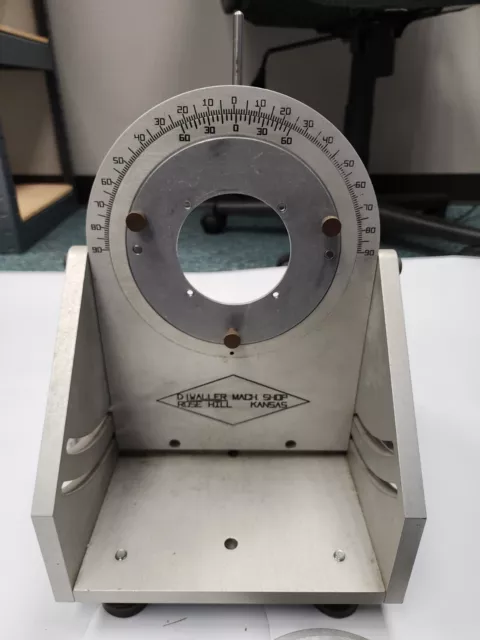 Avionics Gyroscope Adjustable Bench Test Stand With Adapter D L Waller