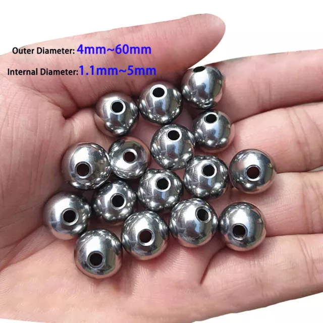 Stainless Steel Hole Balls Drilling Steel Ball Solid Perforated Ball Dia 4-60mm