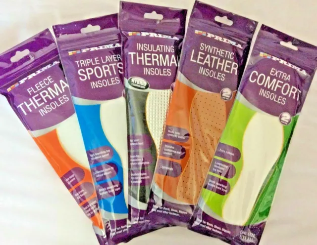 Shoe Insoles Insulating Fleece Thermal Extra Fresh, Comfort, Synthetic, & Triple