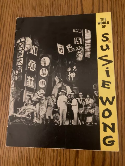 The world of Suzie wong brochure programme prince of Wales theatre 1959