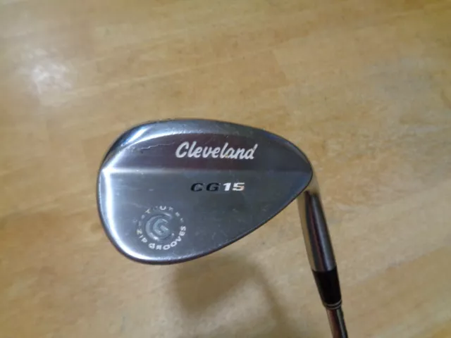 CLEVELAND CG15 Satin Chrome 56 Deg Wedge IRONS IRON 56.14 CG 15 Steel Shaft