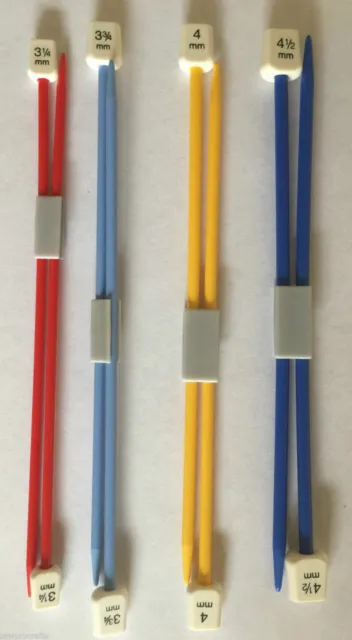 Children's Knitting Needles Knitting Pins Short Needles 18cm x 3.25mm - 4.5mm