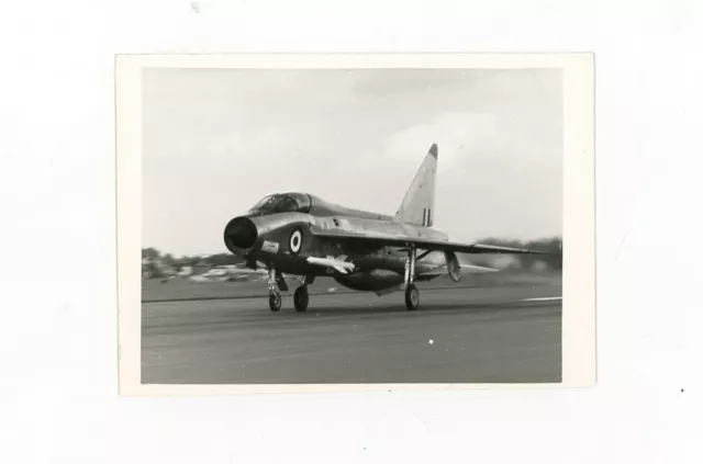 Photograph of English Electric Lightning T.4 XL628 poss Farnborough 1959
