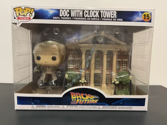 FUNKO POP RITORNO AL FUTURO 15 NUOVO Doc With Clock Tower Back To The Future 15