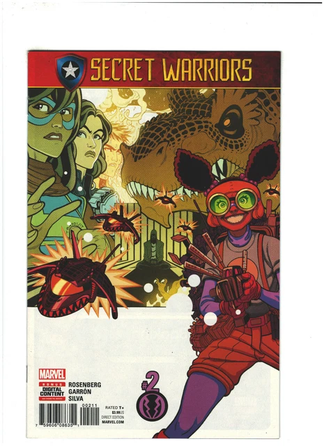 Secret Warriors #2 NM- 9.2 Marvel Comics 2017 Secret Empire, Moon Girl app.