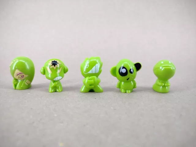 Lot 0f 5 Gogo Crazy Bones Modern Series 1 (Green)